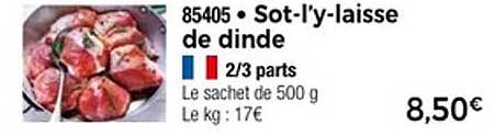 Sot-l'y-laisse de dinde