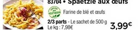 Spaetzle aux œufs
