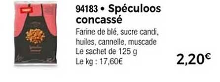 Spéculoos concassé
