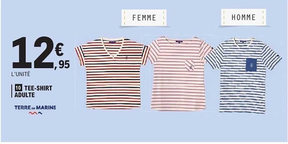 Tee-Shirt Adulte - Terre de Marins
