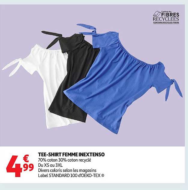 TEE-SHIRT FEMME INEXTENSO