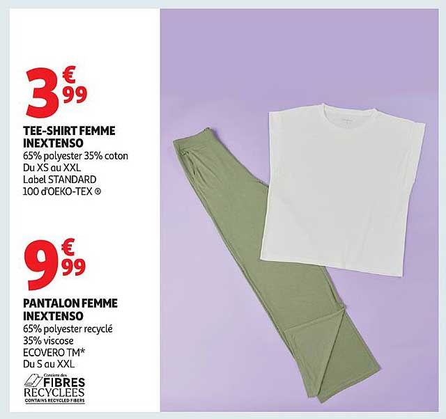 TEE-SHIRT FEMME INEXTENSO