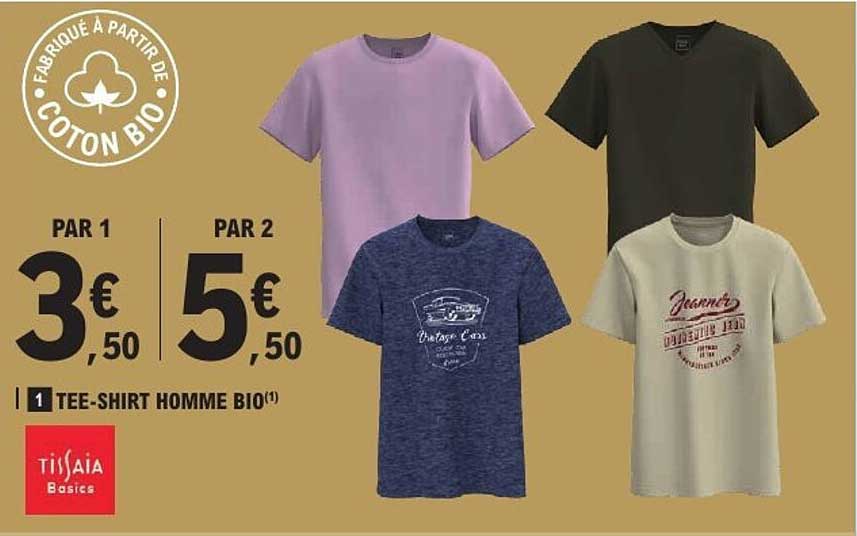Tee-shirt homme bio