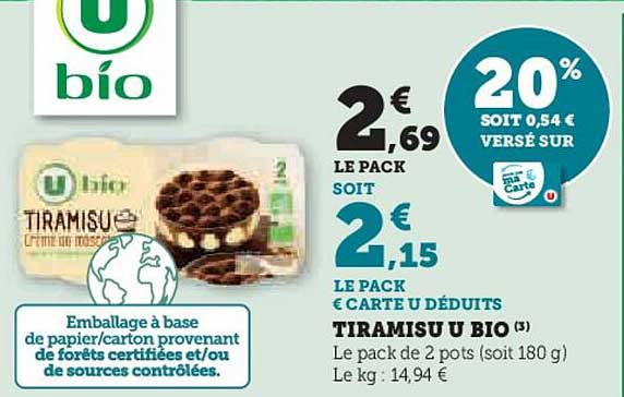 TIRAMISU U BIO