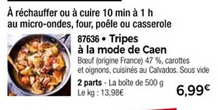 Tripes à la mode de Caen