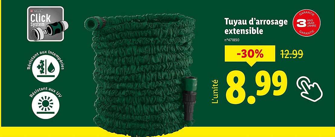 Tuyau d'arrosage extensible
