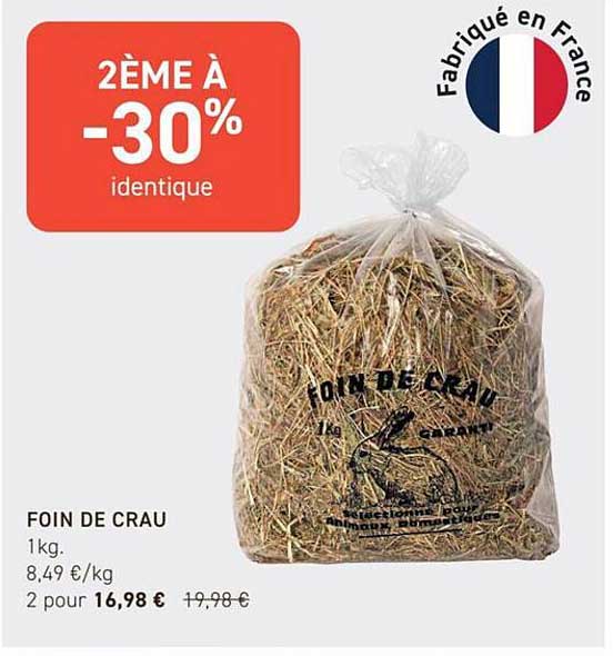 2ÈME À -30% identique