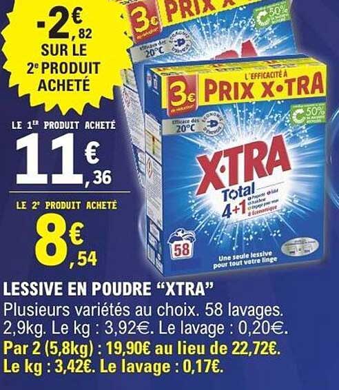 -2€82 SUR LE 2e PRODUIT ACHETÉ