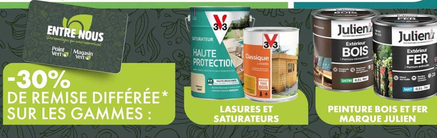 -30% DE REMISE DIFFÉRÉE* SUR LES GAMMES :