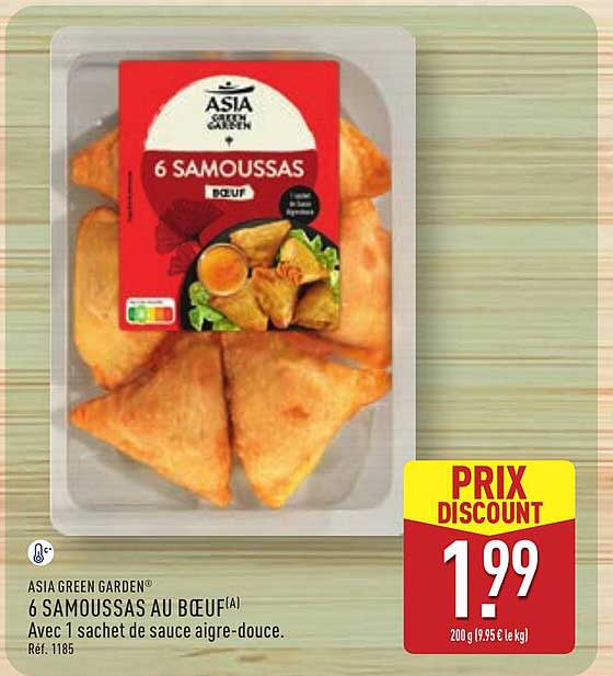 6 SAMOUSSAS AU BŒUF
