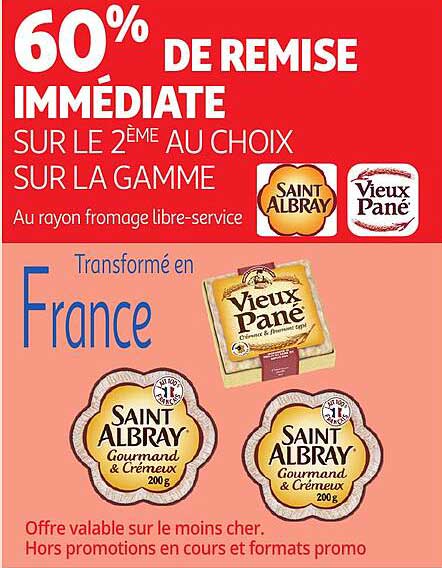 60% DE REMISE IMMÉDIATE SUR LE 2EME AU CHOIX SUR LA GAMME