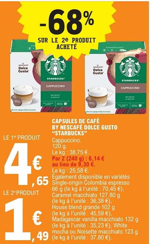-68% SUR LE 2e PRODUIT ACHETÉ