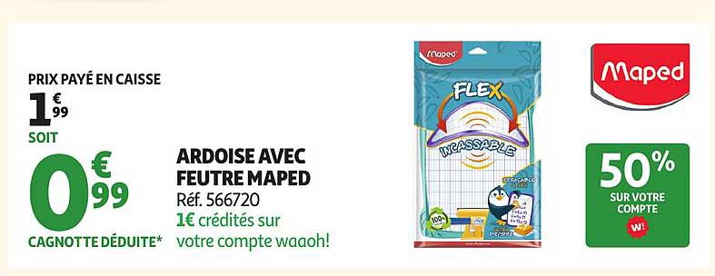 ARDOISE AVEC FEUTRE MAPED