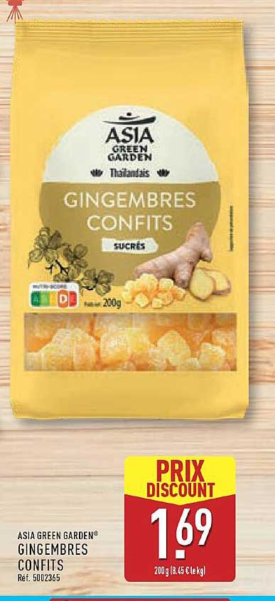 ASIA GREEN GARDEN GINGEMBRES CONFITS