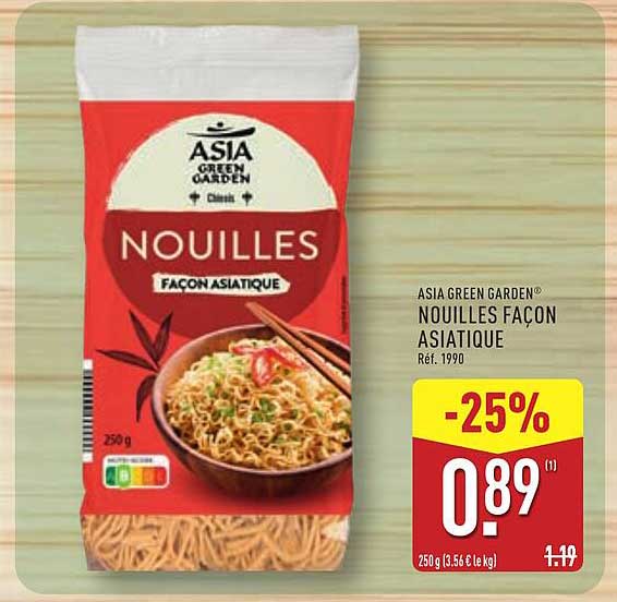 ASIA GREEN GARDEN® NOUILLES FAÇON ASIATIQUE