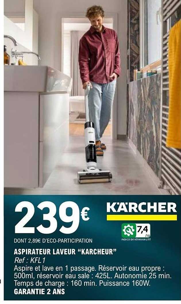 ASPIRATEUR LAVEUR “KARCHER”