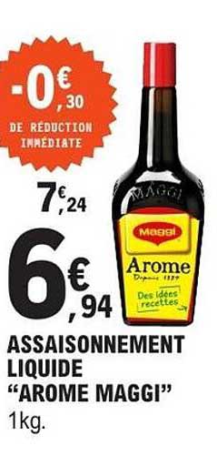 ASSAISONNEMENT LIQUIDE “AROME MAGGI”