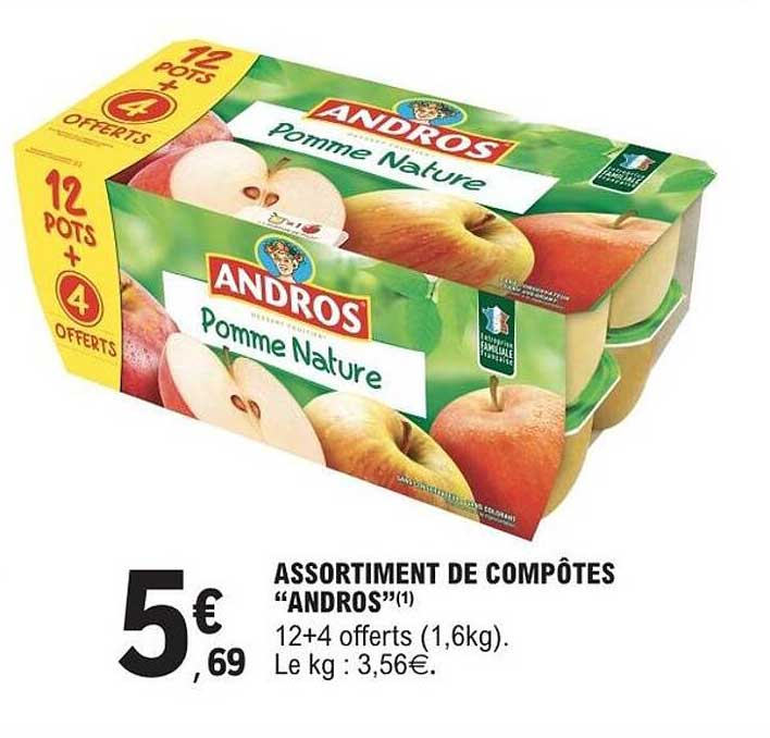 ASSORTIMENT DE COMPÔTES “ANDROS”