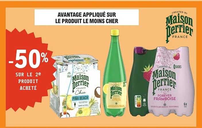 AVANTAGE APPLIQUÉ SUR LE PRODUIT LE MOINS CHER