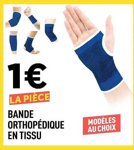 BANDE ORTHOPÉDIQUE EN TISSU