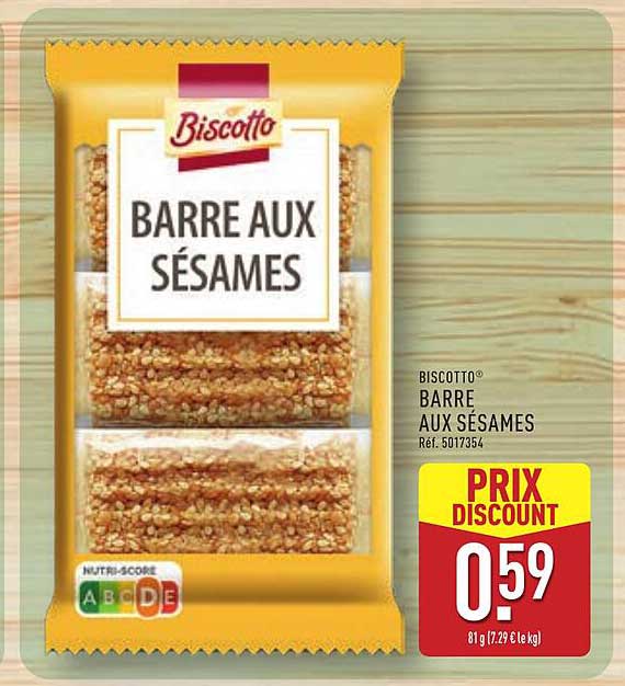 BARRE AUX SÉSAMES