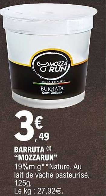 BARRUTA "MOZZARUN"