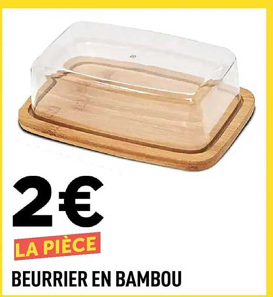 BEURRIER EN BAMBOU