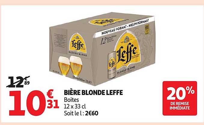 BIÈRE BLONDE LEFFE