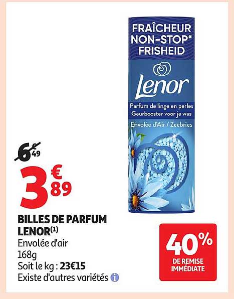 BILLES DE PARFUM LENOR(1) Envolée d'air 168g