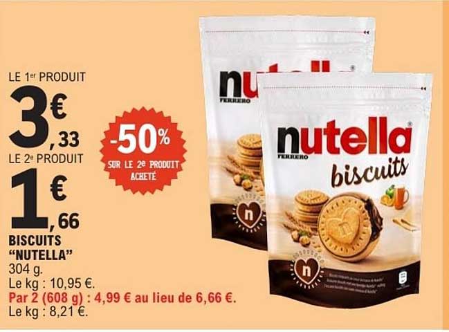 BISCUITS “NUTELLA”