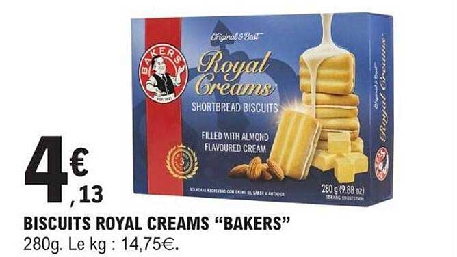 BISCUITS ROYAL CREAMS “BAKERS”