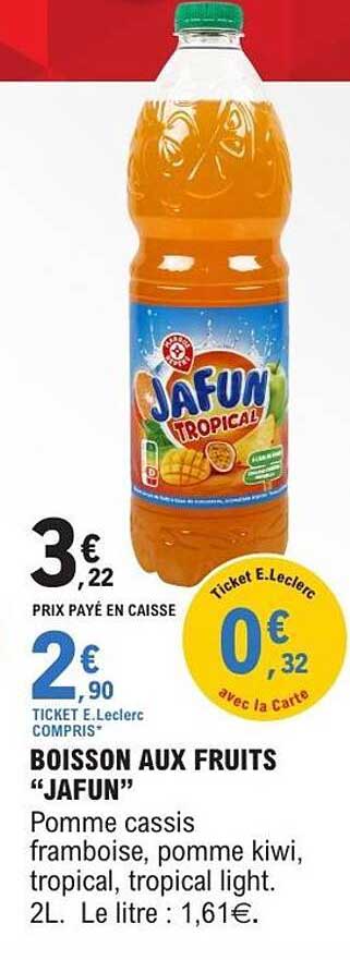 BOISSON AUX FRUITS “JAFUN”