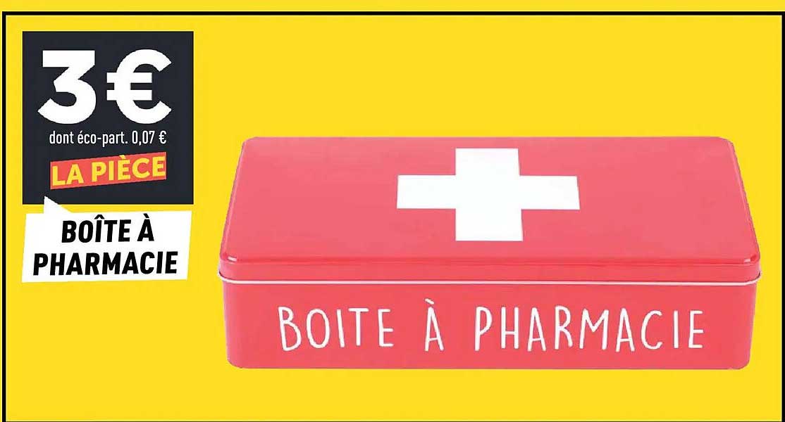 BOÎTE À PHARMACIE