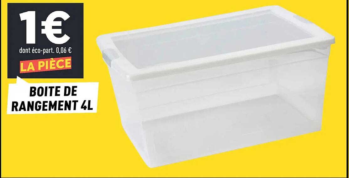 BOITE DE RANGEMENT 4L