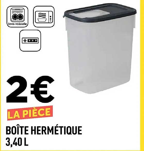BOÎTE HERMÉTIQUE 3,40 L