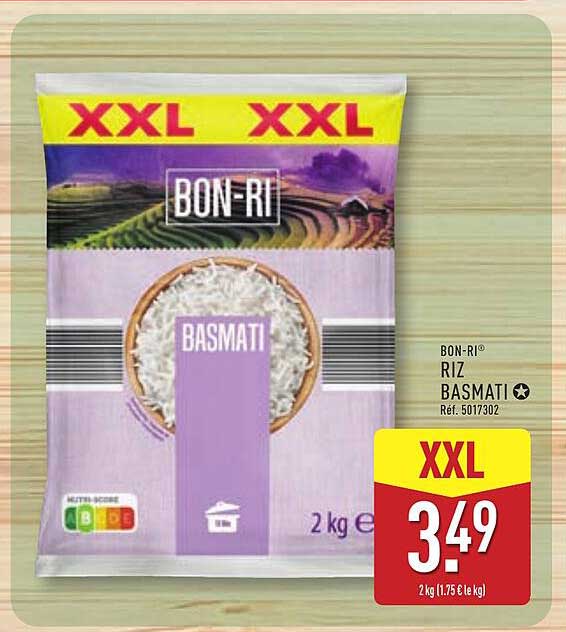 BON-RI® RIZ BASMATI Réf. 5017302