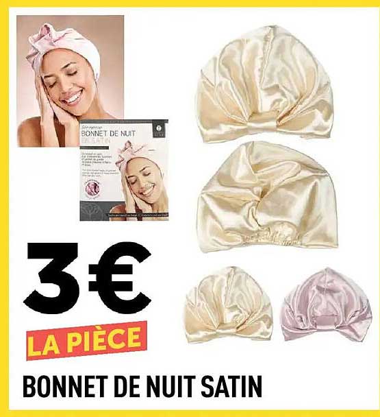BONNET DE NUIT SATIN
