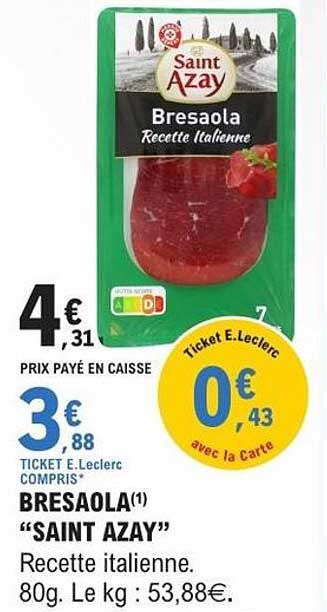 BRESAOLA “SAINT AZAY”