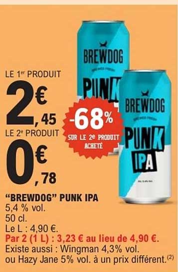 "BREWDOG" PUNK IPA
