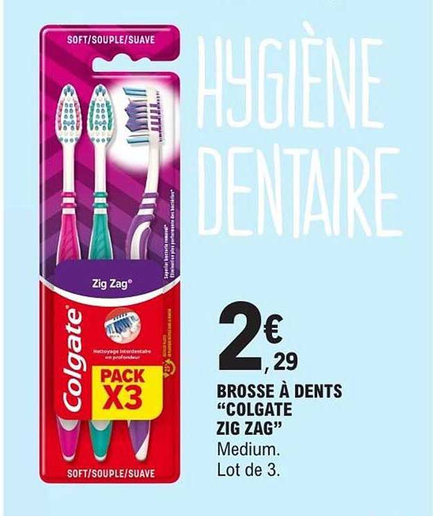 BROSSE À DENTS “COLGATE ZIG ZAG”