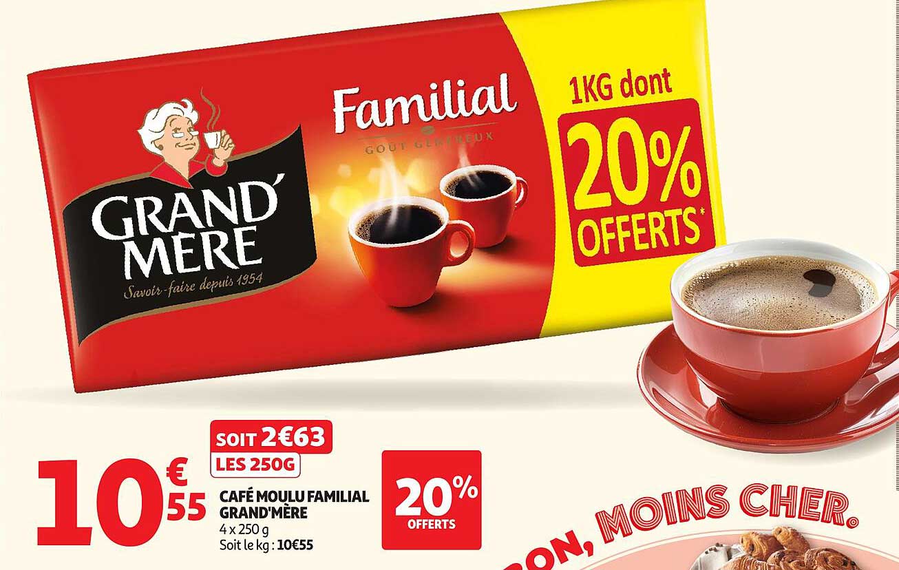 CAFÉ MOULU FAMILIAL GRAND'MÈRE