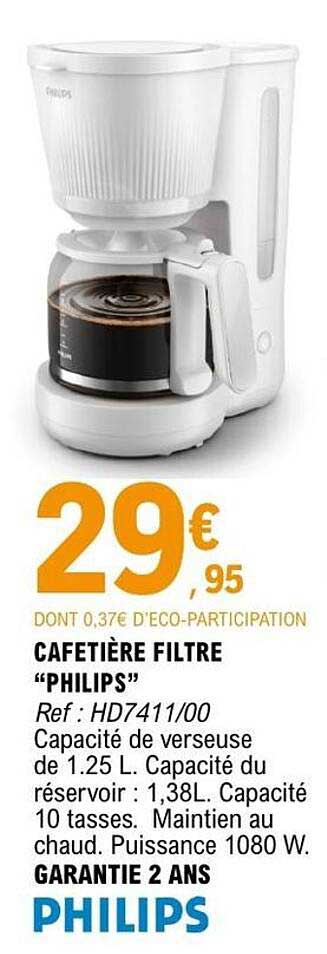 CAFETIÈRE FILTRE “PHILIPS”