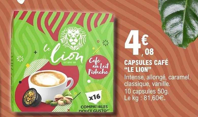 CAPSULES CAFÉ “LE LION”
