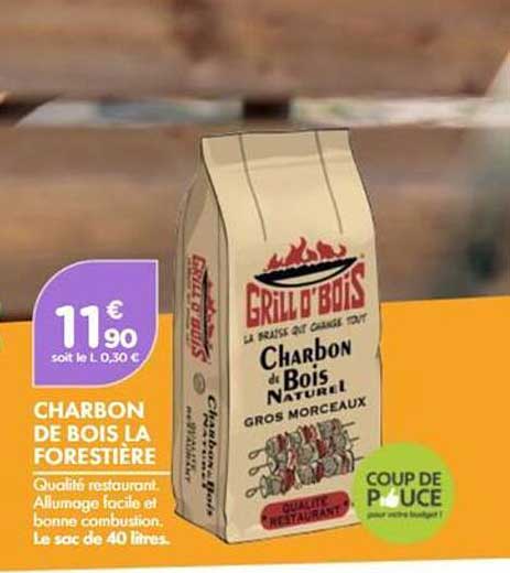 CHARBON DE BOIS LA FORESTIERE