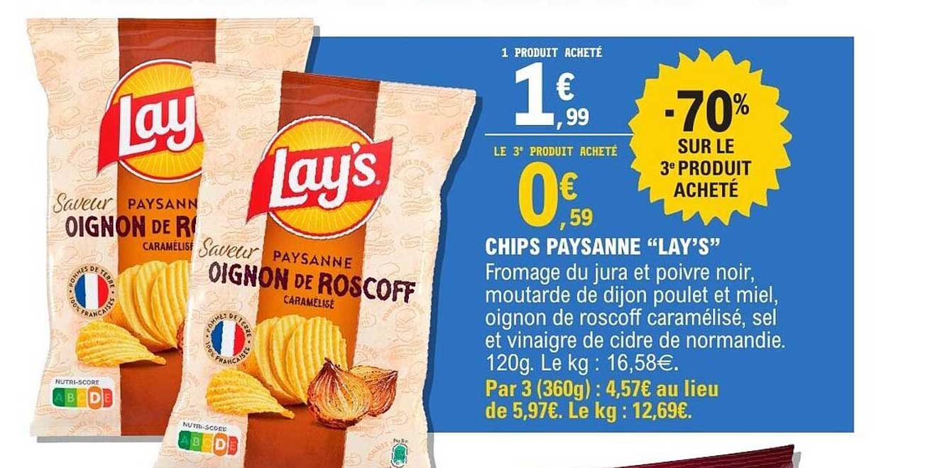 CHIPS PAYSANNE “LAY’S”