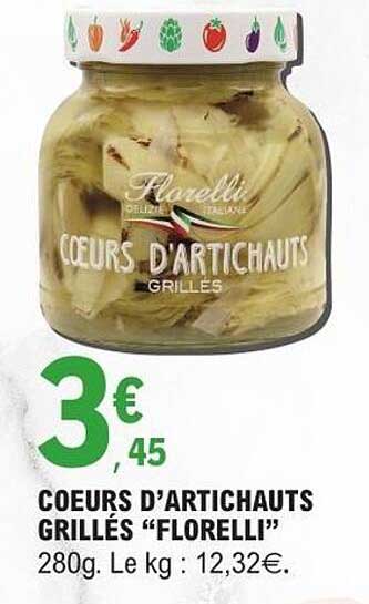 COEURS D’ARTICHAUTS GRILLÉS “FIORELLI”