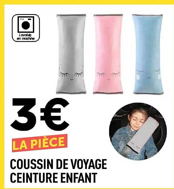 COUSSIN DE VOYAGE CEINTURE ENFANT