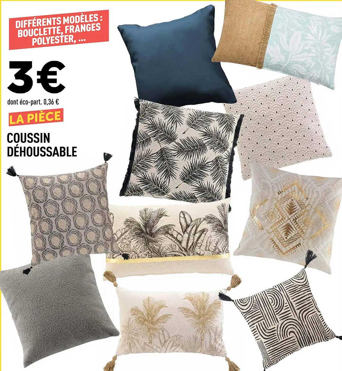 COUSSIN DÉHOUSSABLE