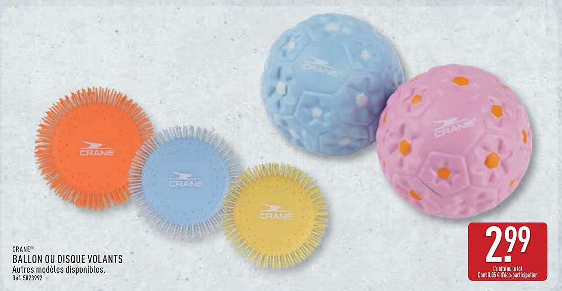 CRANE® BALLON OU DISQUE VOLANTS