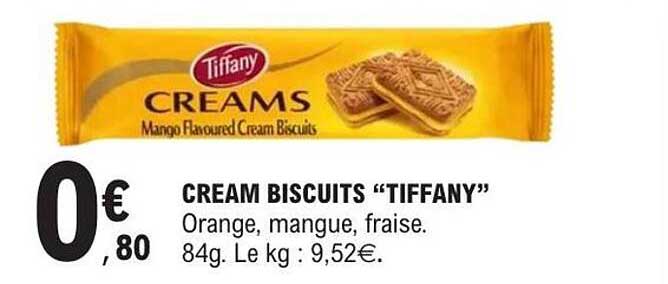 CREAM BISCUITS “TIFFANY”